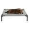 Pet Adobe Elevated Portable Pet Bed Cot-Style 30 inx24 inx7 in for Dogs and Small Pets, Indoor/Outdoor Gray 302425FGG - alternate 1